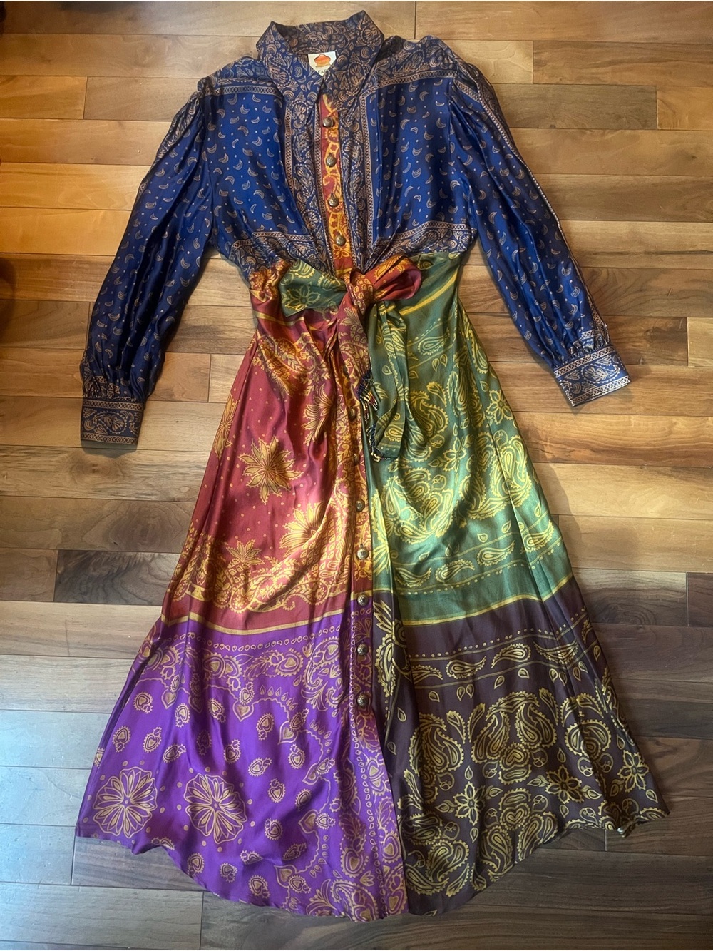 Farm Rio Bandana Dream midi dress